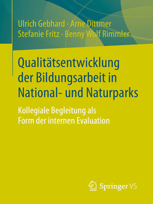 cover image of Qualitätsentwicklung der Bildungsarbeit in National- und Naturparks